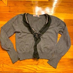 Grey cardigan